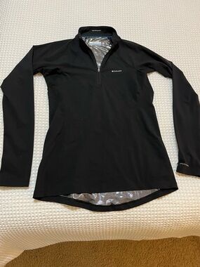 Columbia Black Omni-Heat Performance Long Sleeve Top